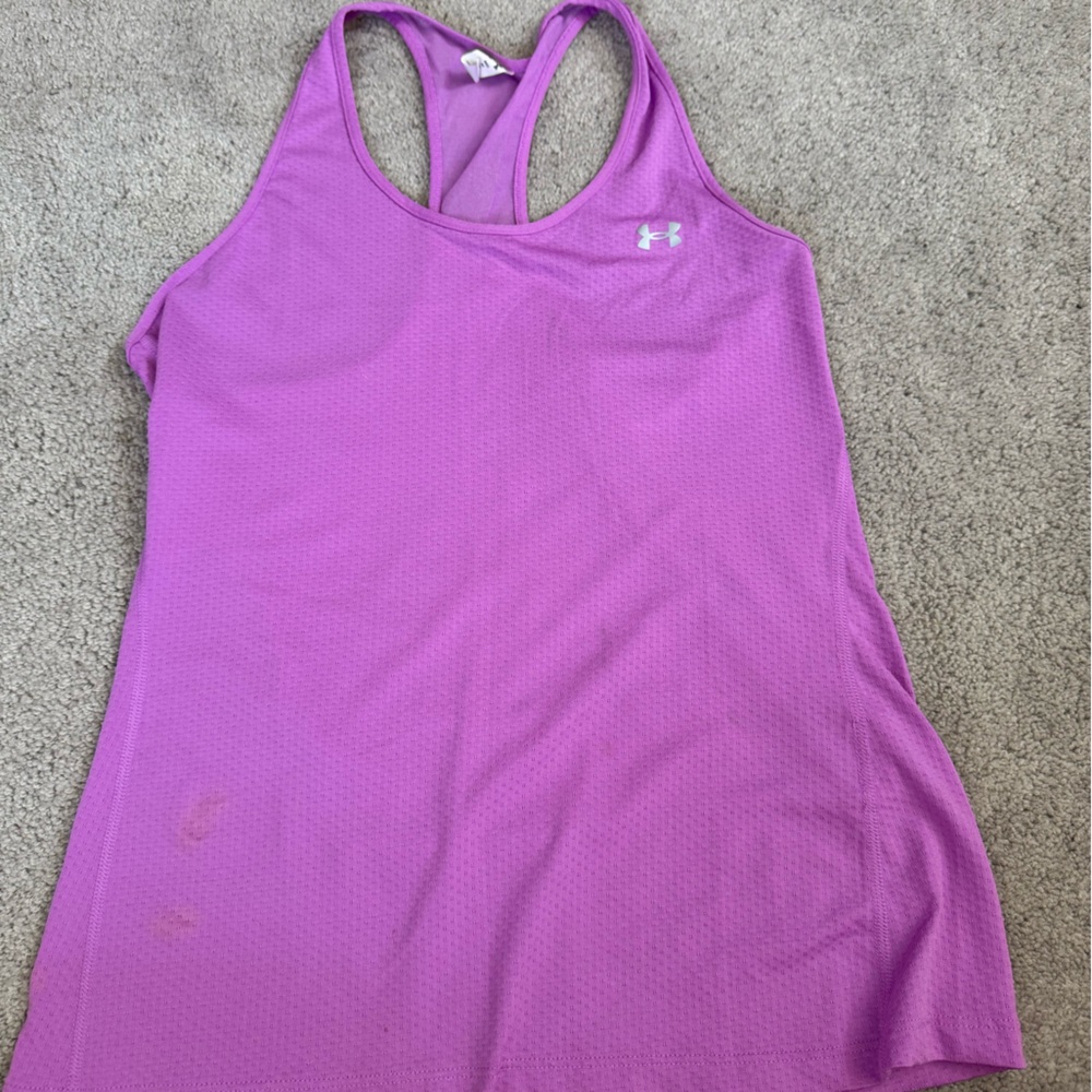 Under Armour Lavender Racerback Tank - Picture 4 of 5